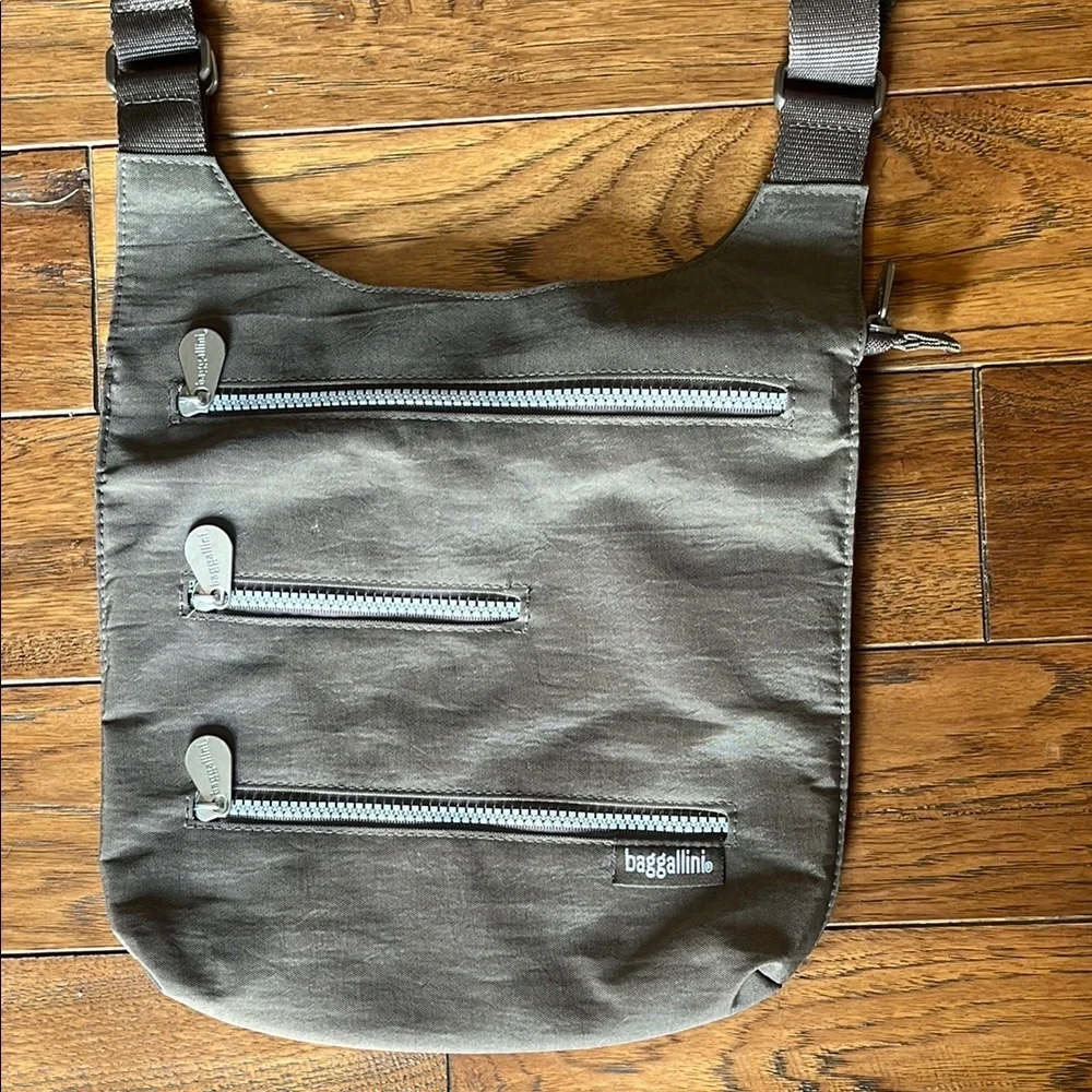 Baggallini Charcoal Messenger Bag
